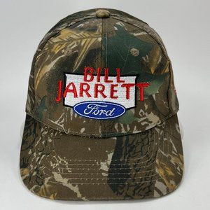 Bill Jarrett Ford Strap Back Cap Hat Hammette Brown Camouflage Outdoor Mens